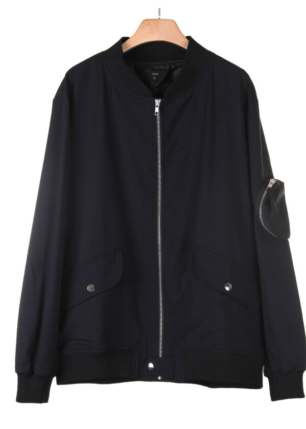 juma | bomber |-jacket | cargo pockets | Black | sustainable fashion | green fashion | recycled rpet fashion | sustainable design