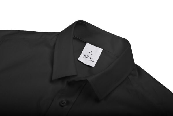 Juma | button up | shirt | black | sustainable fashion | green fashion | recycled rpet fashion | sustainable design