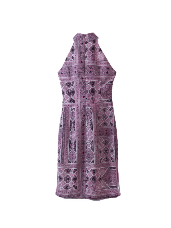 JUMA | AKM | HALTER | QIPAO | dress | LAVENDER | sustainable fashion | green fashion | recycled rpet fashion | sustainable design