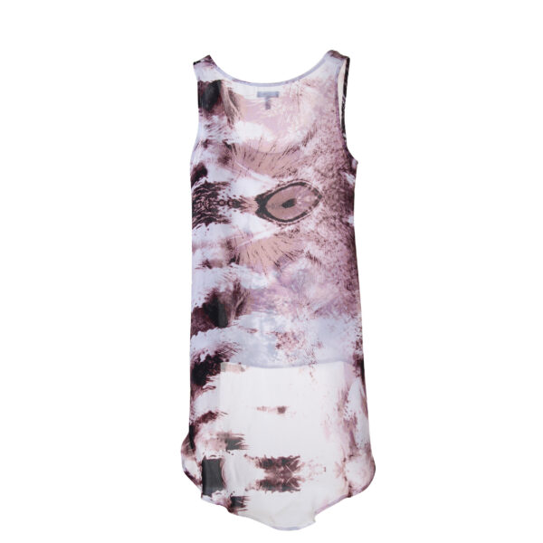 Juma | tank | top | owl | print | sustainable fashion | green fashion | recycled rpet fashion | sustainable design