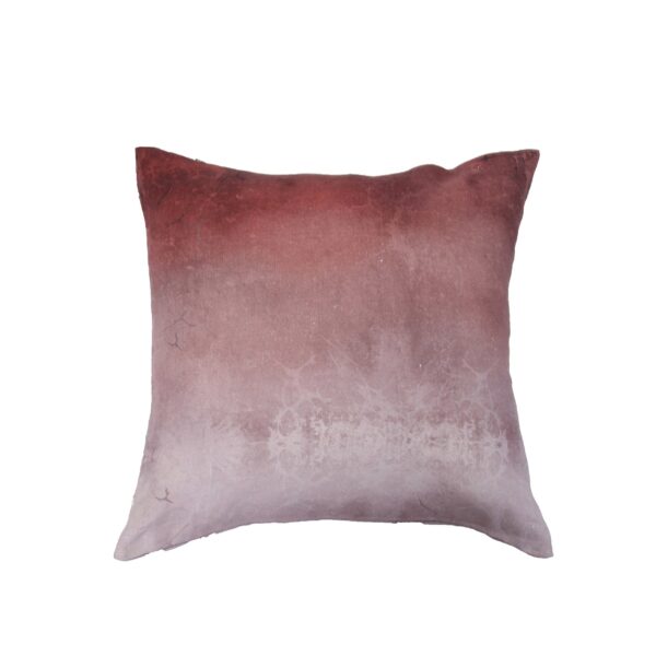 Juma | square | pillow | concrete | red | sustainable fashion | green fashion | recycled rpet fashion | sustainable design