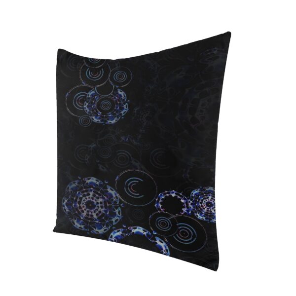 llnd | printed | pillow | black | sustainable fashion | green fashion | recycled rpet fashion | sustainable design