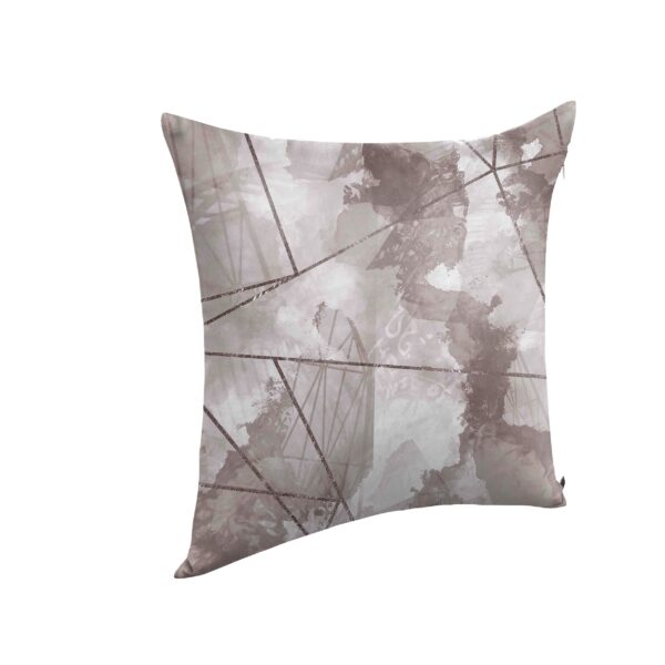 Juma | square | pillow | abtract floral | copper | sustainable fashion | green fashion | recycled rpet fashion | sustainable design