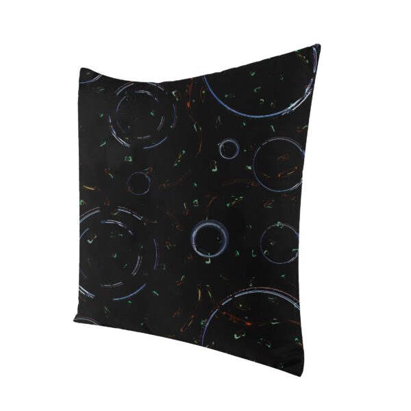 llnd | printed | pillow | black | sustainable fashion | green fashion | recycled rpet fashion | sustainable design