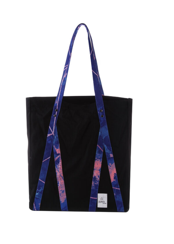 w-suzhou |  abstract | print | tote | black | sustainable fashion | green fashion | recycled rpet fashion | sustainable design