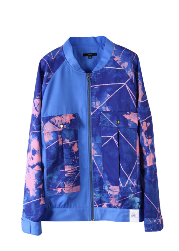 w-suzhou |  abstract | print | bomber jacket | sustainable fashion | green fashion | recycled rpet fashion | sustainable design
