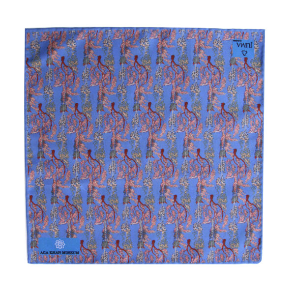 AKM | pocket square | PRINTED | blue | sustainable fashion | green fashion | recycled rpet fashion | sustainable design