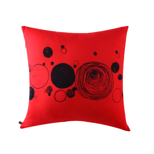 w-suzhou | lin lin | print | pillow | red | sustainable fashion | green fashion | recycled rpet fashion | sustainable design