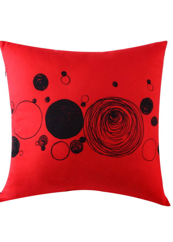 w-suzhou | lin lin | print | pillow | red | sustainable fashion | green fashion | recycled rpet fashion | sustainable design