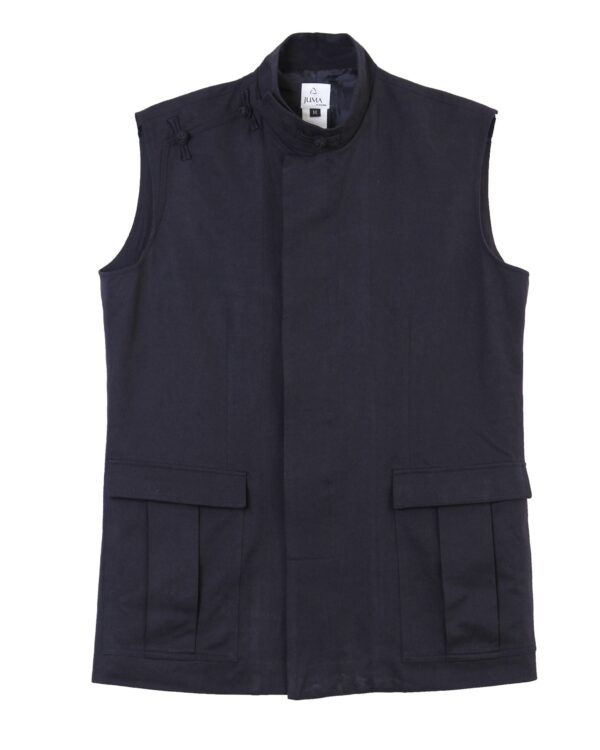 Juma | VEST | QIPAO | black | sustainable fashion | green fashion | recycled rpet fashion | sustainable design