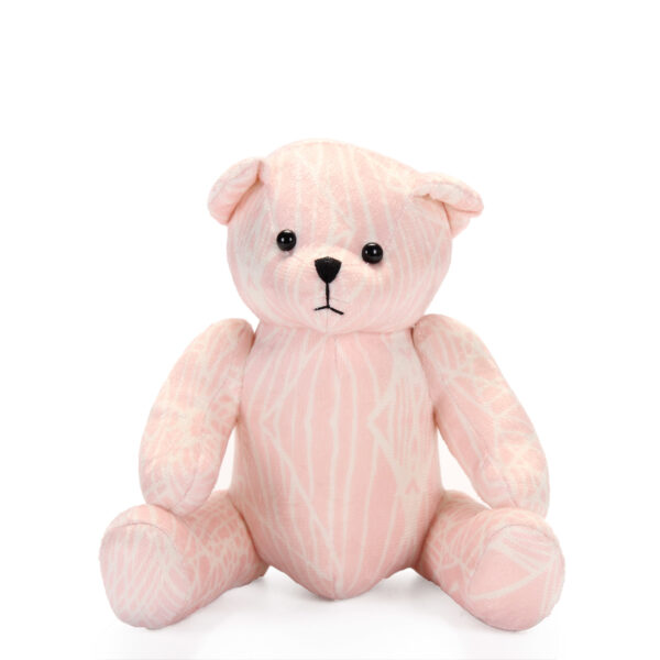 Pink Banana Leaf Print Teddy Bear