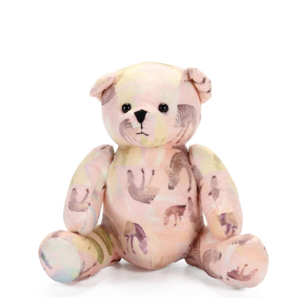 Pink Zebra Teddy Bear