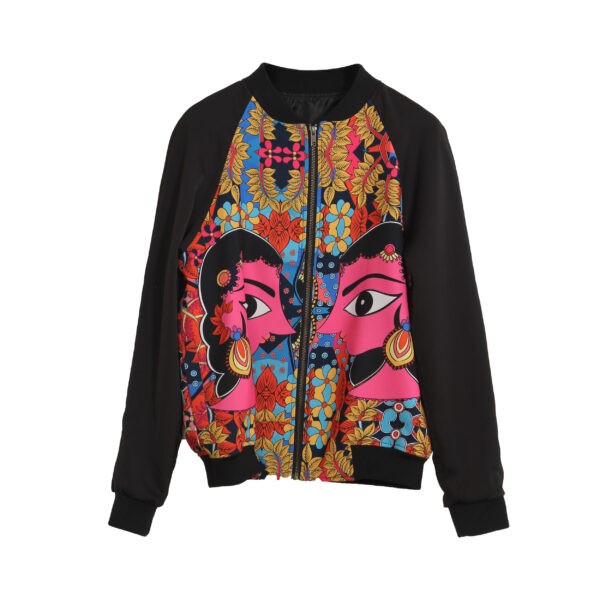 Pink Faces Bomber Jacket - Image 4