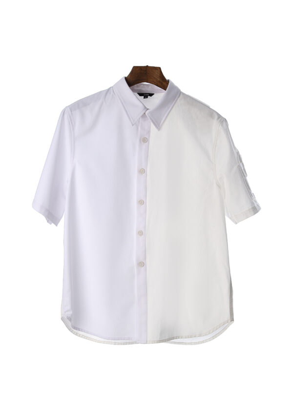 Juma | short sleeve l shirt | white | sustainable fashion | green fashion | recycled rpet fashion | sustainable design