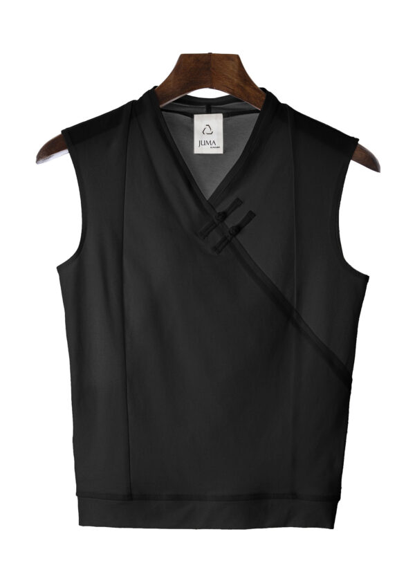 Juma | qipao l top | black | sustainable fashion | green fashion | recycled rpet fashion | sustainable design