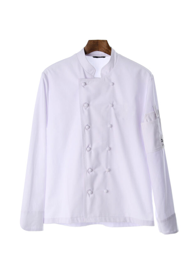 juma | chef | jacket  | white | sustainable fashion | green fashion | recycled rpet fashion | sustainable design
