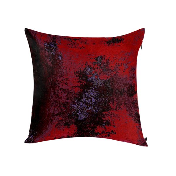 Juma | square | pillow | Spray | print | DARK| sustainable fashion | green fashion | recycled rpet fashion | sustainable design