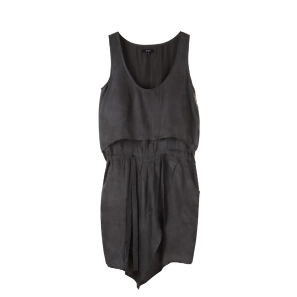 Two Layer | Tank |  Dress | Black | sustainable fashion | green fashion | recycled rpet fashion | sustainable design