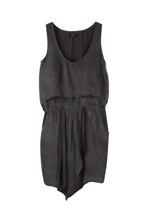Two Layer | Tank |  Dress | Black | sustainable fashion | green fashion | recycled rpet fashion | sustainable design