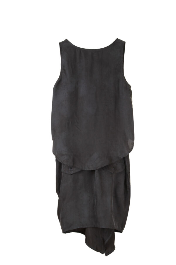 Two Layer | Tank | Dress | Black | sustainable fashion | green fashion | recycled rpet fashion | sustainable design