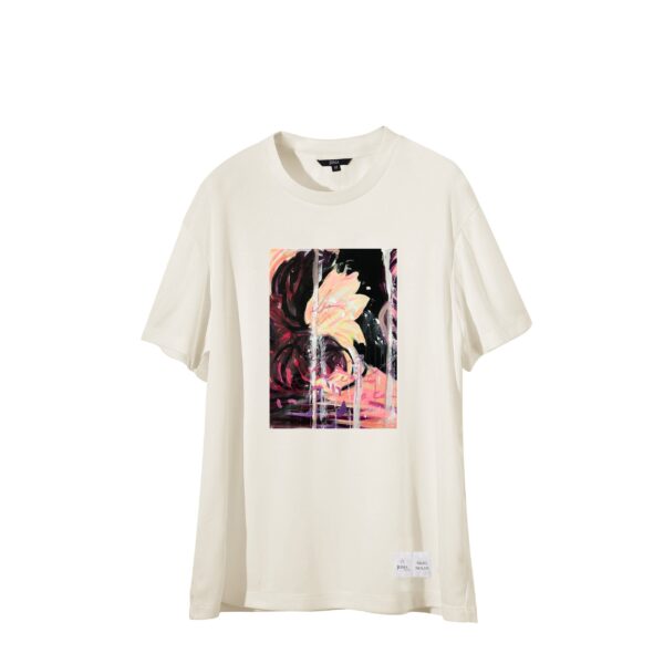 NIGEL NOLAN | Flowers For Tragedy |TSHIRT | CREAM | sustainable fashion | green fashion | recycled rpet fashion | sustainable design