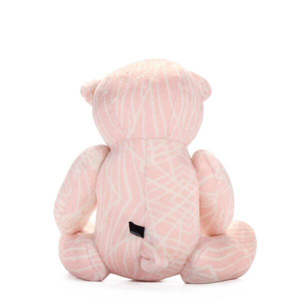 Pink Banana Leaf Print Teddy Bear - Image 2