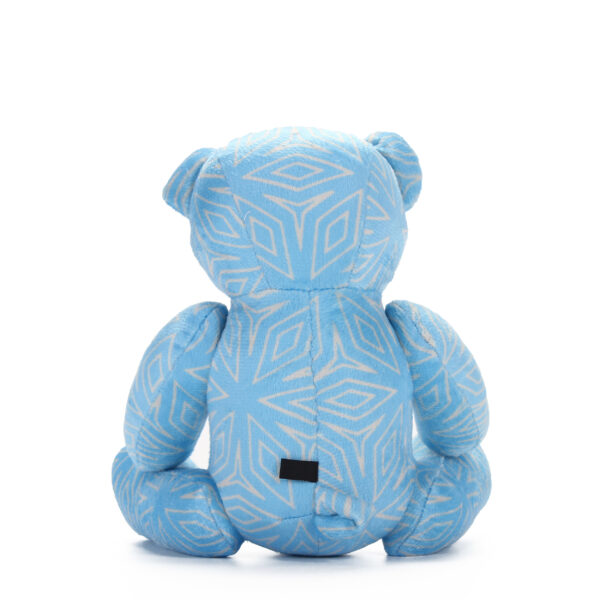 Blue Turkish Geometric Teddy Bear - Image 2