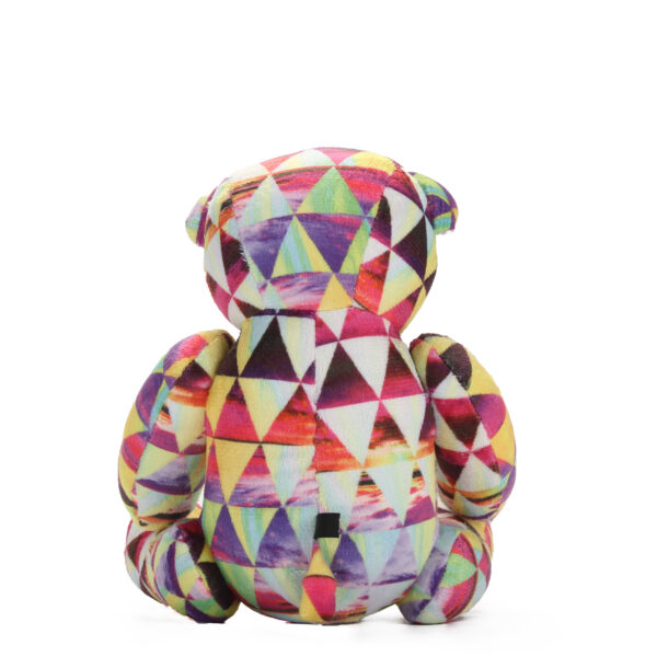 Bright Geometric Sunsets Teddy Bear - Image 2