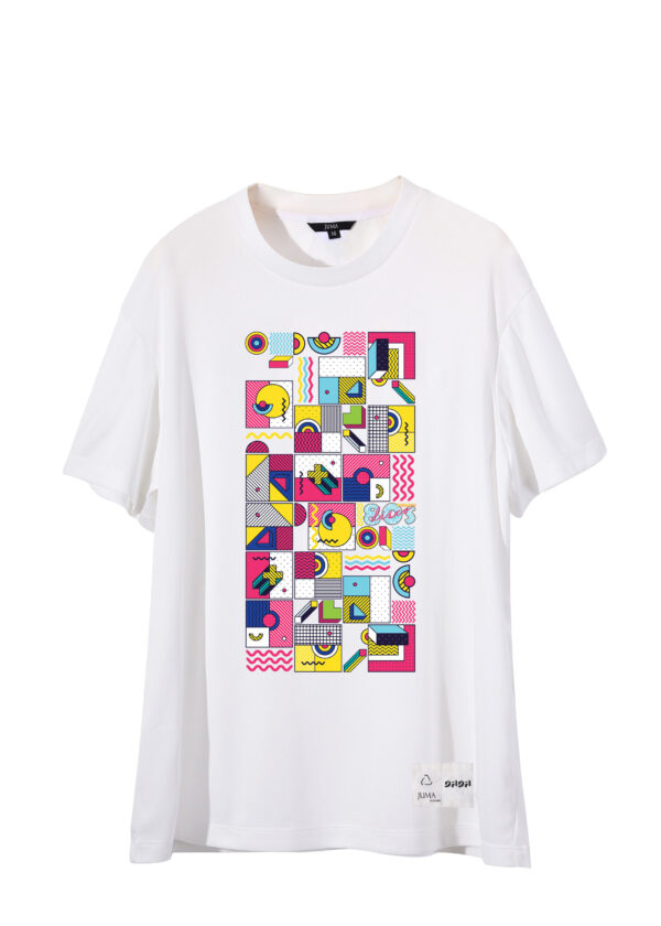 dada | DJ ozone | print | t-shirt | white | sustainable fashion | green fashion | recycled rpet fashion | sustainable design