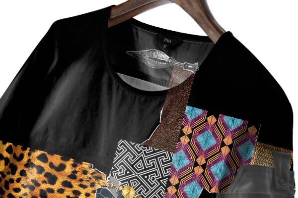 freddy belrose | leopard | Print | short sleeve| shirt | sustainable fashion | green fashion | recycled rpet fashion | sustainable design