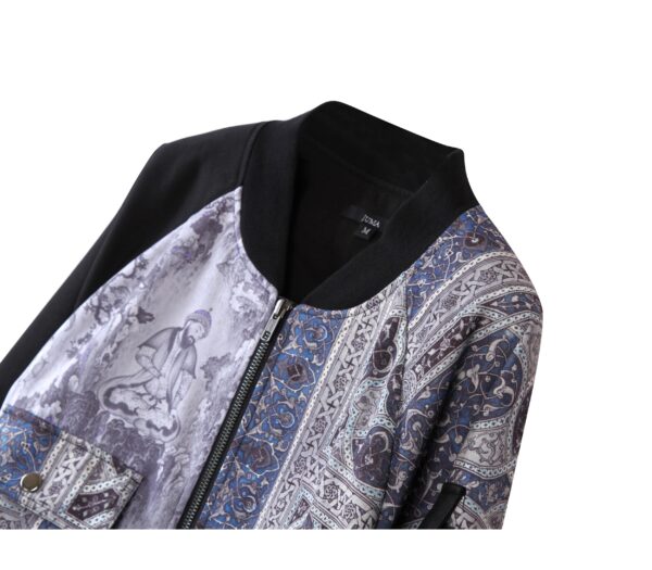 Juma | AKM  |Shahnameh | Bomber Jacket | Black | sustainable fashion | green fashion | recycled rpet fashion | sustainable design