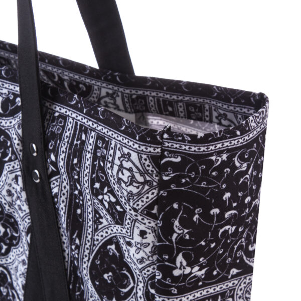 Juma | AKM  |Shahnameh | Tote Bag | BLACK | sustainable fashion | green fashion | recycled rpet fashion | sustainable design