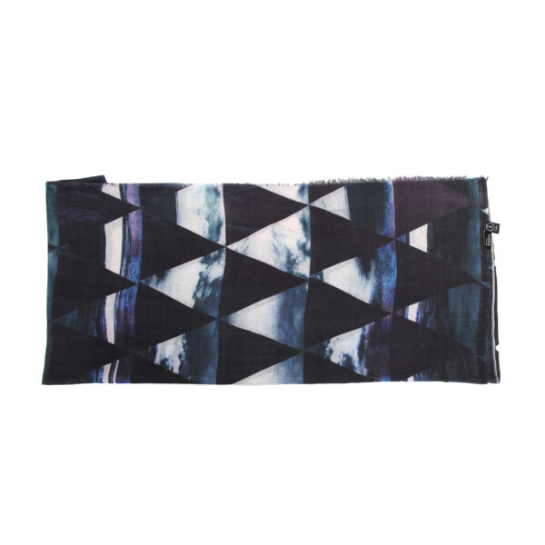 Dark Geometric Sunsets Scarf - Image 7