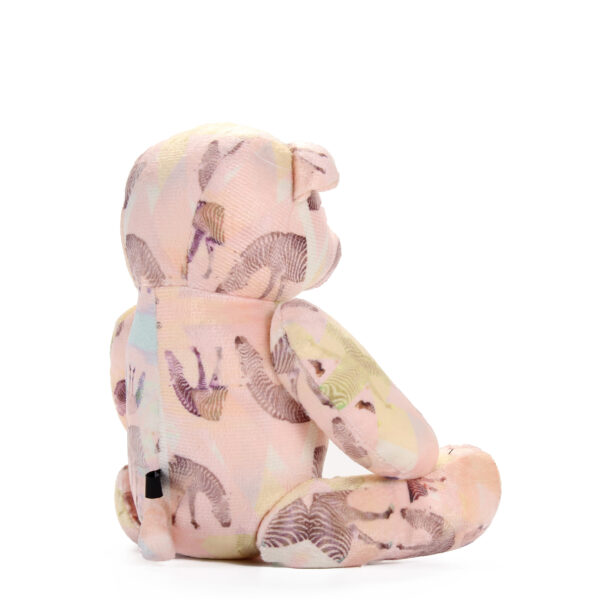 Pink Zebra Teddy Bear - Image 3