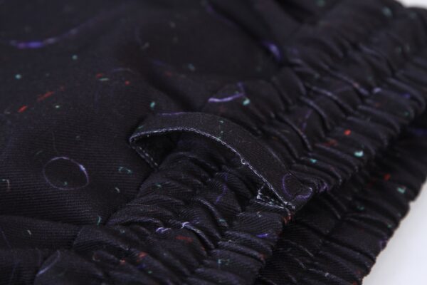 llnd | printed | pant | black | sustainable fashion | green fashion | recycled rpet fashion | sustainable design