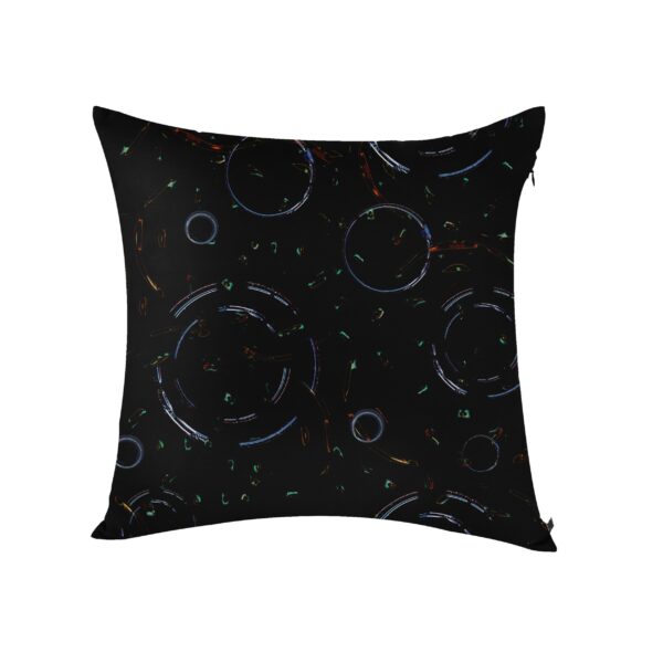 llnd | printed | pillow | black | sustainable fashion | green fashion | recycled rpet fashion | sustainable design