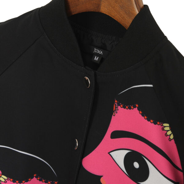 Pink Faces Bomber Jacket - Image 9