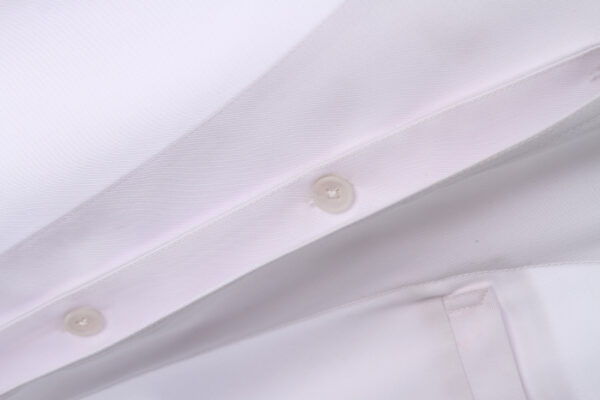 Juma |mandarin collar l shirt | white | sustainable fashion | green fashion | recycled rpet fashion | sustainable design