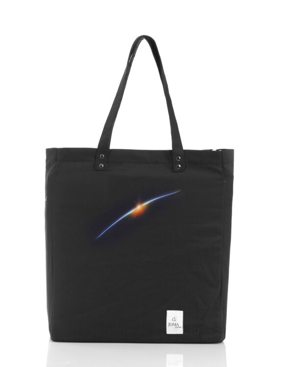 Juma | SPACE | TOTE | BAG | BLACK | sustainable fashion | green fashion | recycled rpet fashion | sustainable design