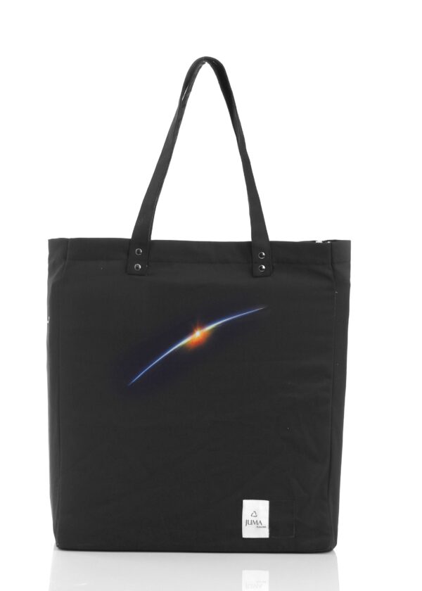 Juma | SPACE | TOTE | BAG | BLACK | sustainable fashion | green fashion | recycled rpet fashion | sustainable design