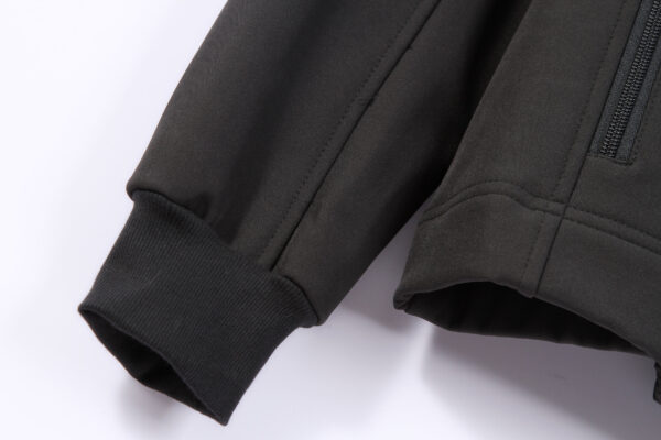 Juma | soft shell | jacket | black | sustainable fashion | green fashion | recycled rpet fashion | sustainable design