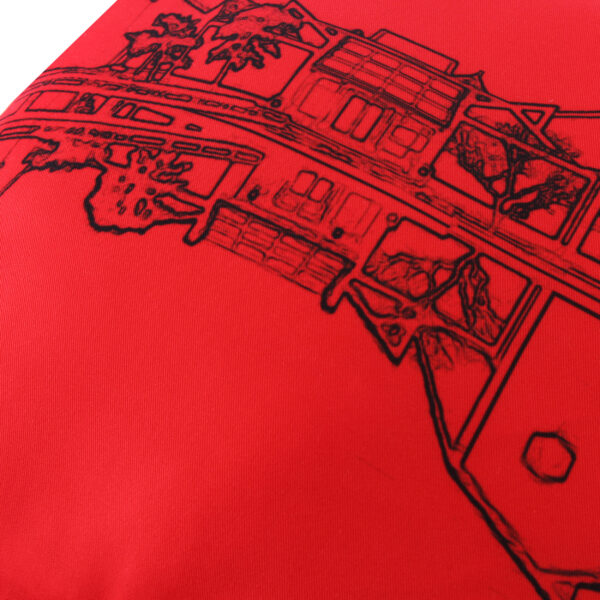 w-suzhou | museum | print | pillow | red | sustainable fashion | green fashion | recycled rpet fashion | sustainable design