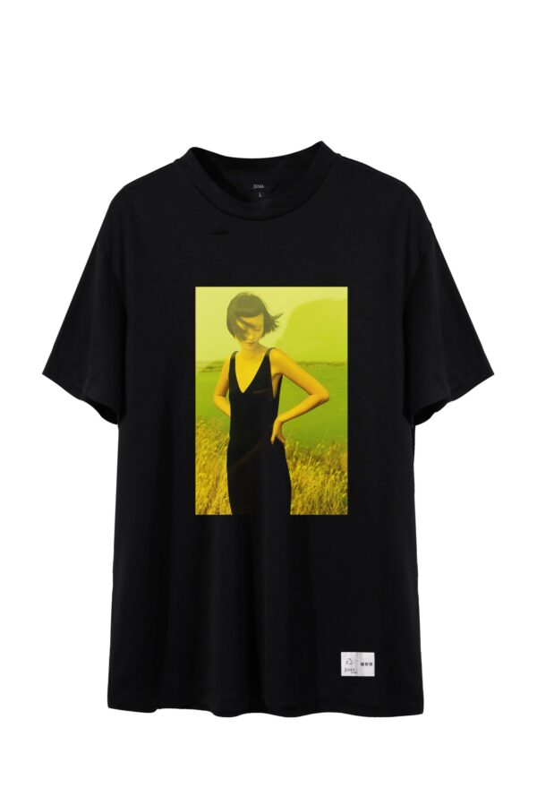 Juma | YOUJIE YANG | PRINT 10 | TSHIRT | BLACK | sustainable fashion | green fashion | recycled rpet fashion | sustainable design