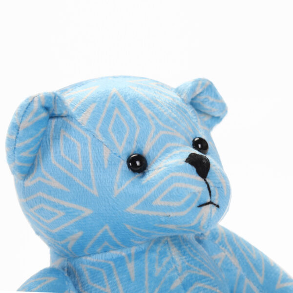 Blue Turkish Geometric Teddy Bear - Image 7