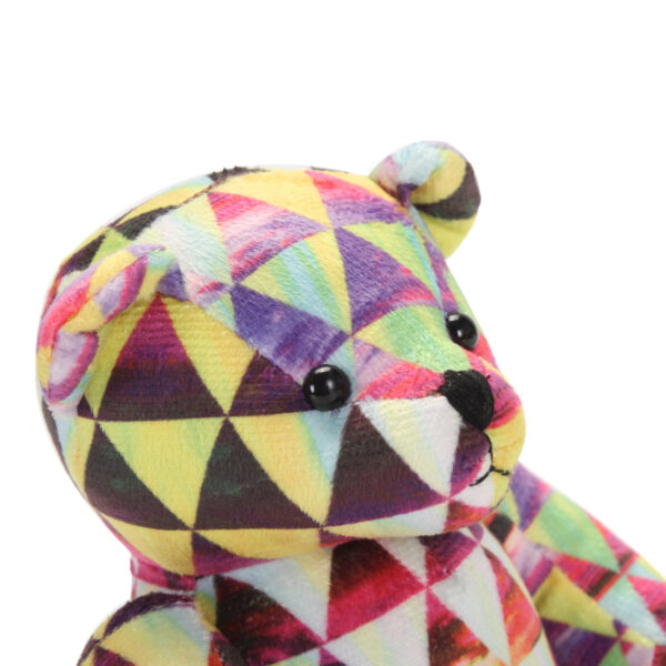 Bright Geometric Sunsets Teddy Bear - Image 6