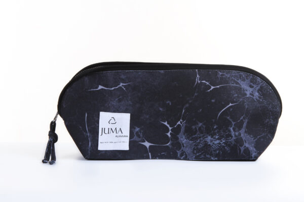 Juma | concrete | print | travel | bag | black | sustainable fashion | green fashion | recycled rpet fashion | sustainable design