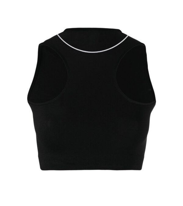 Juma | mid drift | top | black | sustainable fashion | green fashion | recycled rpet fashion | sustainable design