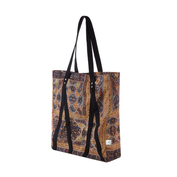 Juma |AKM | SHAHNAMEH  | TOTE BAG | GOLD | sustainable fashion | green fashion | recycled rpet fashion | sustainable design