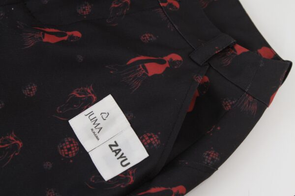 Juma| zayu | pant | printed | black | sustainable fashion | green fashion | recycled rpet fashion | sustainable design