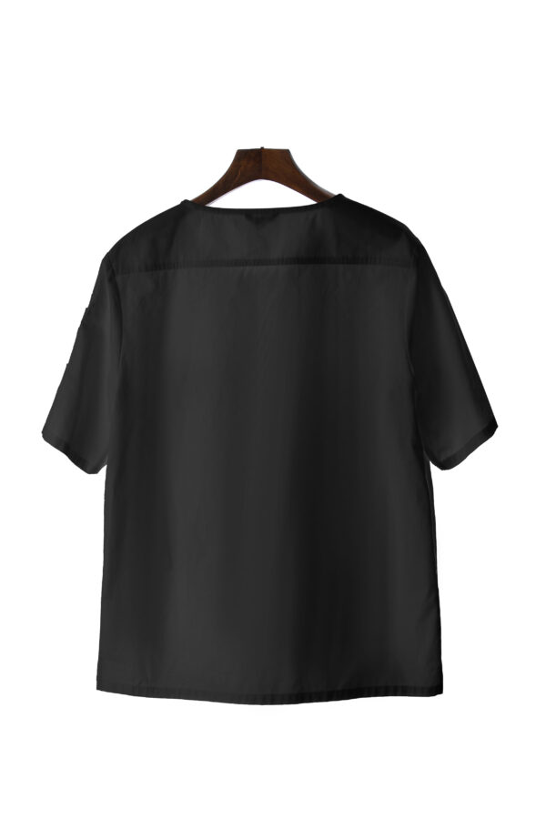 claire chen | Short sleeve Shirt | Black | sustainable fashion | green fashion | recycled rpet fashion | sustainable design